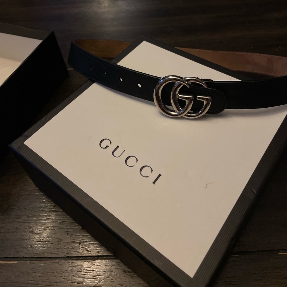 Gucci Marmont Belt- Size large in children’s. 25.6” length.